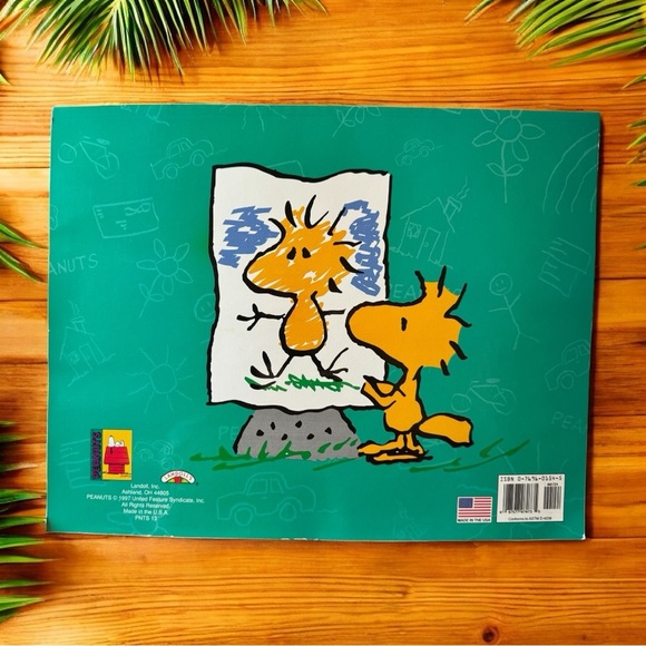 Vintage 1997 Peanuts Activity Tablet - Unused Pages - Snoopy & Woodstock - Picture 2 of 13